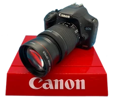 2.2X TELEPHOTO ZOOM LENS FOR CANON EOS REBEL T6 WITH 18-55MM AND 75-300MM LENS