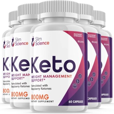 (5 Pack) Slim Science Keto Pills Weight Management Support (300 Capsule)