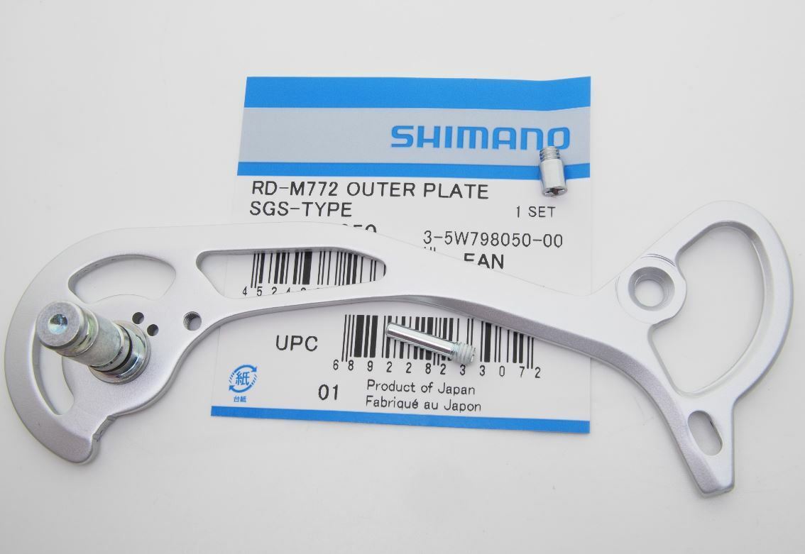 Specialiseren Vechter Serie van Shimano Deore XT RD-M772-SGS Rear Derailleur Cage Outer Plate & Stopper Pin  689228233072 | eBay