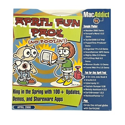 MacAddict CD-ROM The Disc April 2000 # 44 Fun Pack
