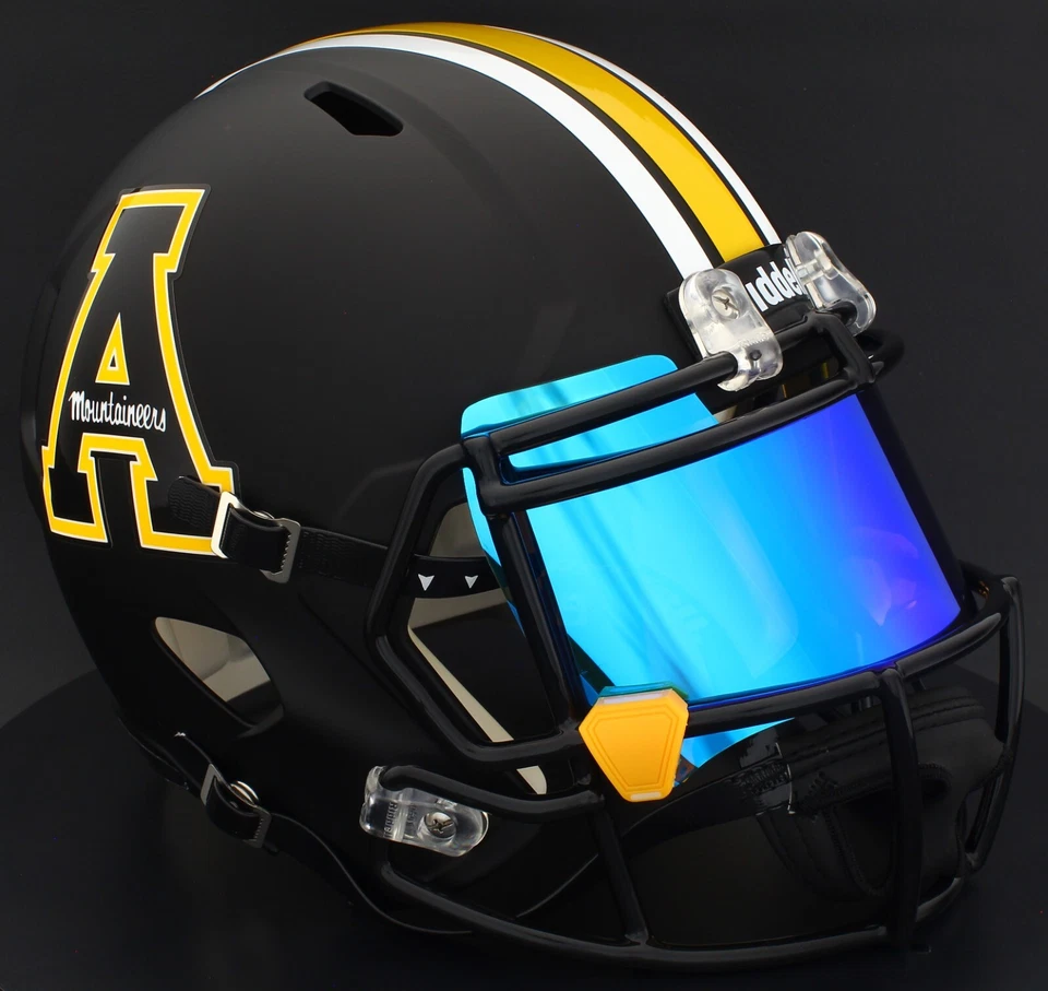 Casco de fútbol americano réplica tamaño completo APPALACHIAN STATE MOUNTAINEERS Riddell VELOCIDAD Foto 2 de 4