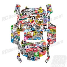 Traxxas Slash 4x4 Rc Wrap Decal Sticker Kit - Toon Sticker Bomb