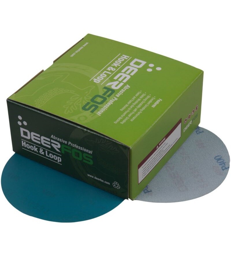 DEERFOS 6-Inch Sanding Discs - 10PCS Aluminum Oxide Sandpaper Sheets, Medium Grit 7 thumbnail image