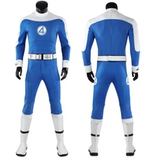 The Fantastic Four First Steps Thing Jumpsuit Cosplay Suit Costume Boots Outfit