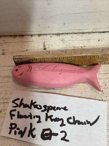 Shakespeare Fly Fish Pink Key Chain E1-2 - Picture 3 of 3