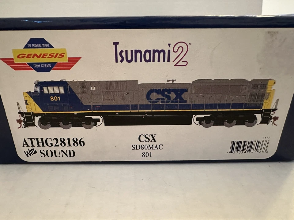 Athearn Genesis HO ATHG8517 CSX SD60M #8765 DCC/Sound Tsunami 2 - Image 4 of 4