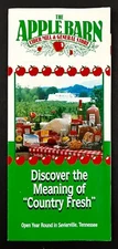 1990s Apple Barn Cider Mill General Store Sevierville TN Vintage Travel Brochure