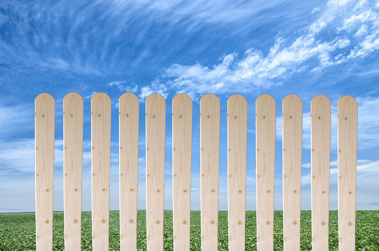 Zaunlatten 50150cm Holzzaun Balkonbrett Zaun Gartenzaun Zaunsbrett