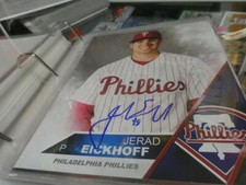Jerad Eickhoff Philadelphia Phillies signed 8x10 Photo COA 3