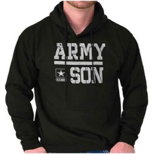 US Army Son United States Military Star Logo Mens Hooded Sweatshirts Hoodie Tops