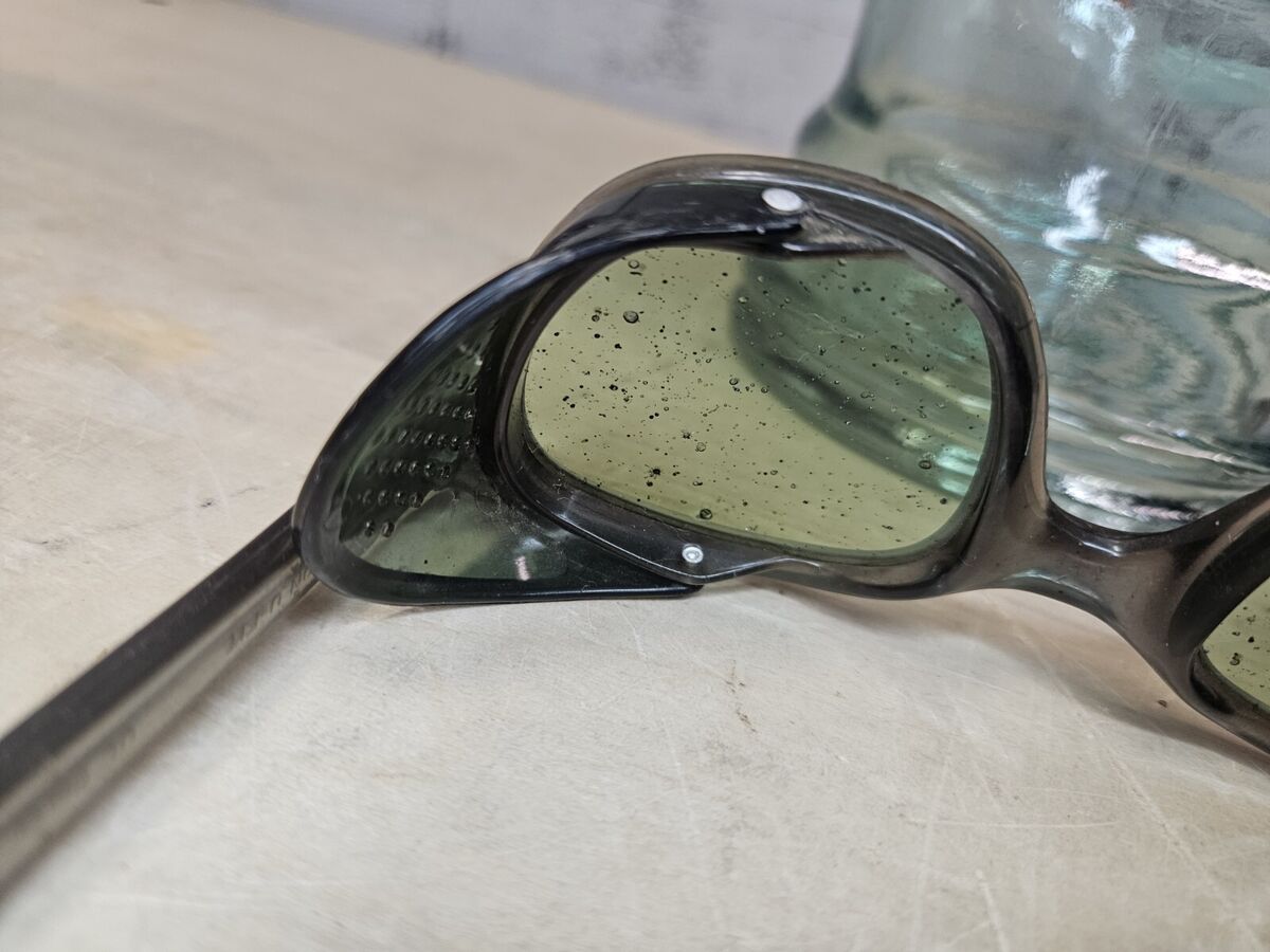 Vintage Bouton U-Fit Safety Glasses With Vented Side Guards Vintage Bouton U-Fit Safety Glasses With Vented Side Guards