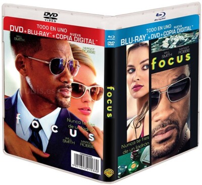 Focus Blu-ray + DVD (17 Julio 2015 descatalogado) (NUEVO PRECINTADO)  Will Smith