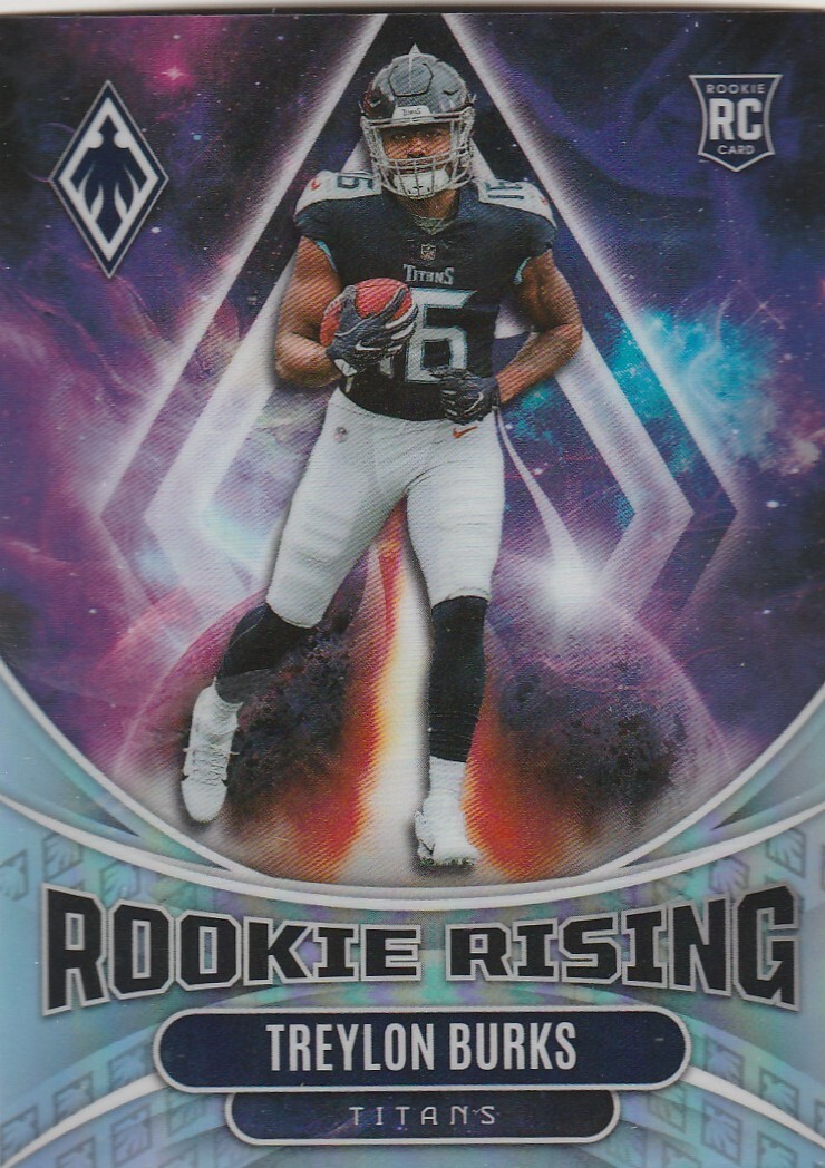 2022 PANINI PHOENIX TREYLON BURKS WR TITANS ROOKIE #RIS-6 ROOKIE RISING SP
