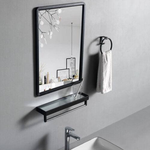 Large 50x70cm Rectangle Wall Mirror Bathroom Mirror Wall Mounted Vanity Mirror - Picture 10 of 14