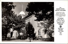 Real Photo Postcard Nevada State Capitol Building in Carson City, Nevada