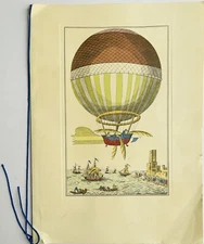 Alitalia Airlines Large First Class Menu - 1970