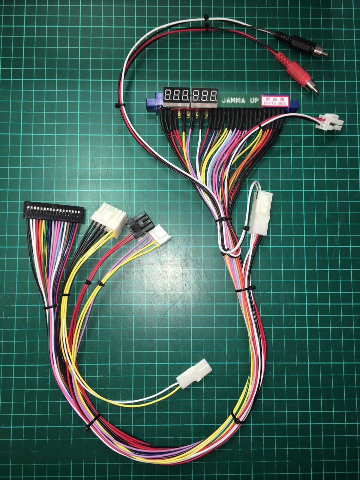 Câble Sega Blast City Jamma avec voltmètre 5v 12v pour intégration borne