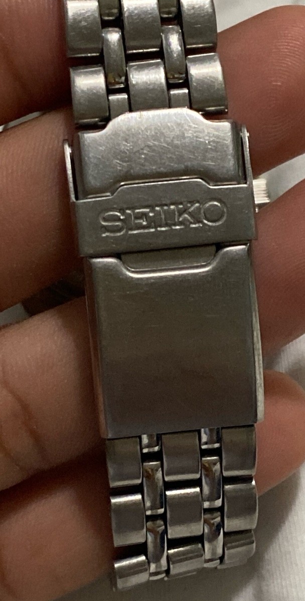 Vintage Seiko Kinetic 5M43-0B19 Sports 50 Men's Black Dial Watch