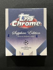 2019-20 Topps Chrome Sapphire UEFA Soccer Hobby Box Sealed