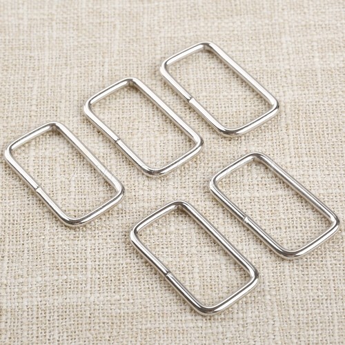 20Pcs Rectangle Metal Square Ring Welded Buckles Leather Hand Bag Craft DIY - Picture 11 of 12