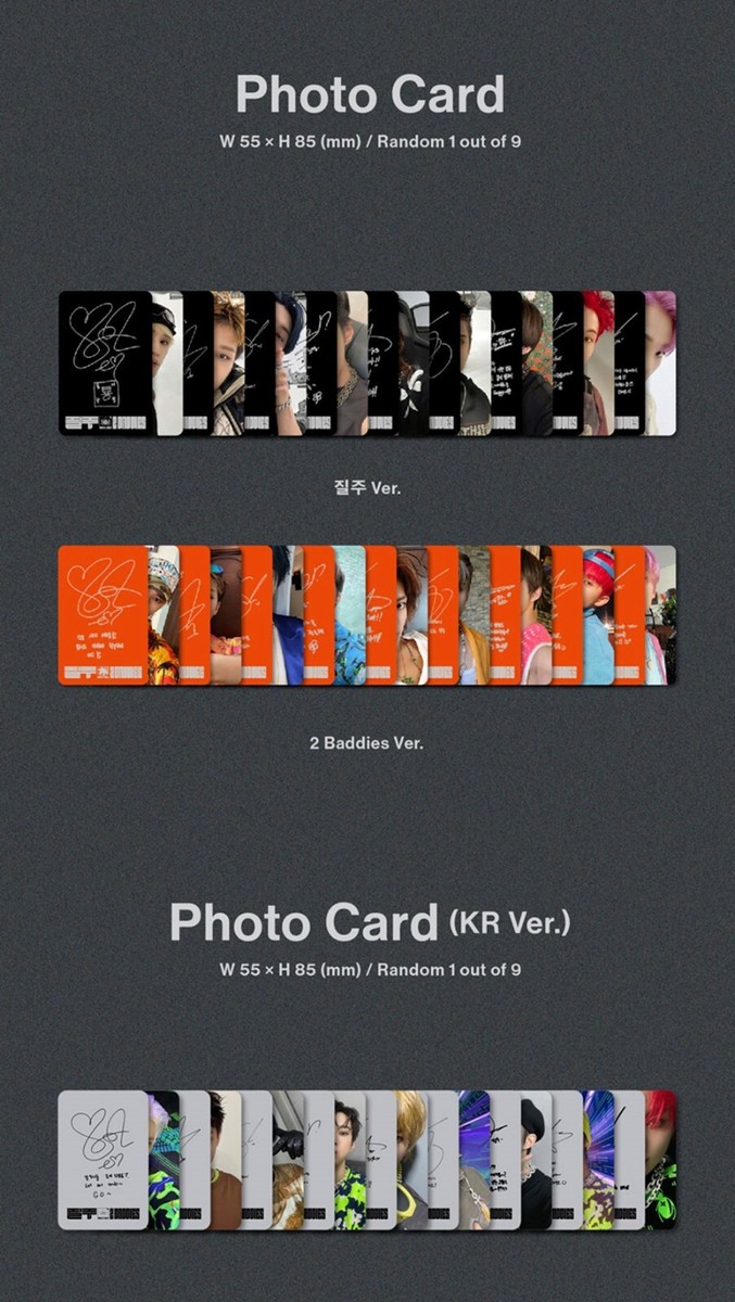 NCT 127 4th Album [질주/2 Baddies] Faster Ver CD+Photobook+P.Card+