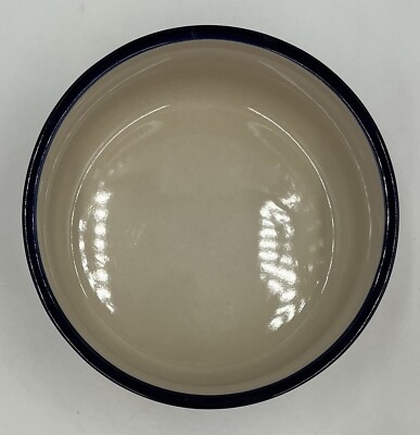 World Market Ceramic Blue White Chinoiserie Pet Bowl Dish