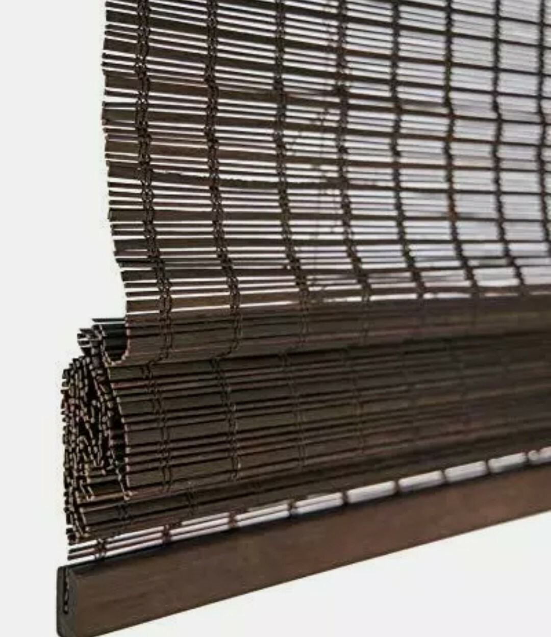 CHICOLOGY 29X64 Cordless Bamboo Roman Shade Buffalo 