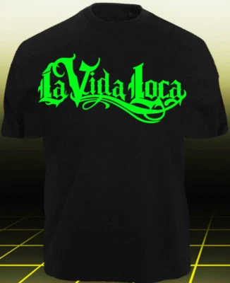 T-Shirt LA VIDA LOCA - LA FAMILIA Black Pearl AUTO MOTORRAD MI Decal - Bild 1 von 2