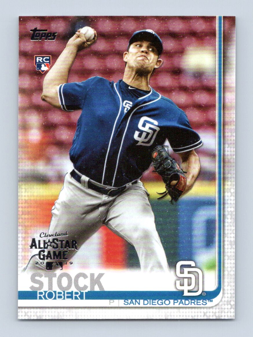 2019 Topps ASG Foil Stamp #684 Robert Stock San Diego Padres RC