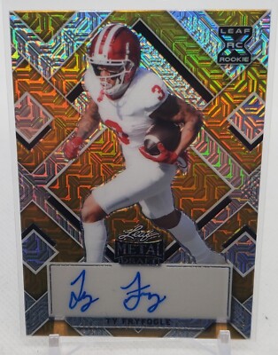22 Ty FryFogle Metal Draft Autograph GOLD MOJO PORTRAIT ROOKIE RC#1/1 ONE OF ONE