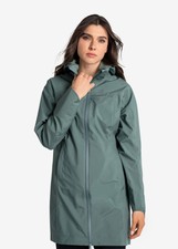 Lole Element Long Rain Jacket Women's Rain Jacket, Marlin Blue, Medium