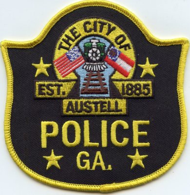 AUSTELL GEORGIA GA train POLICE PATCH | eBay