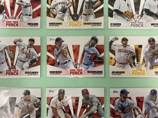 2023 Topps Baseball One-Two Punch Insert 12 Card Lot Braves Yankees Angels