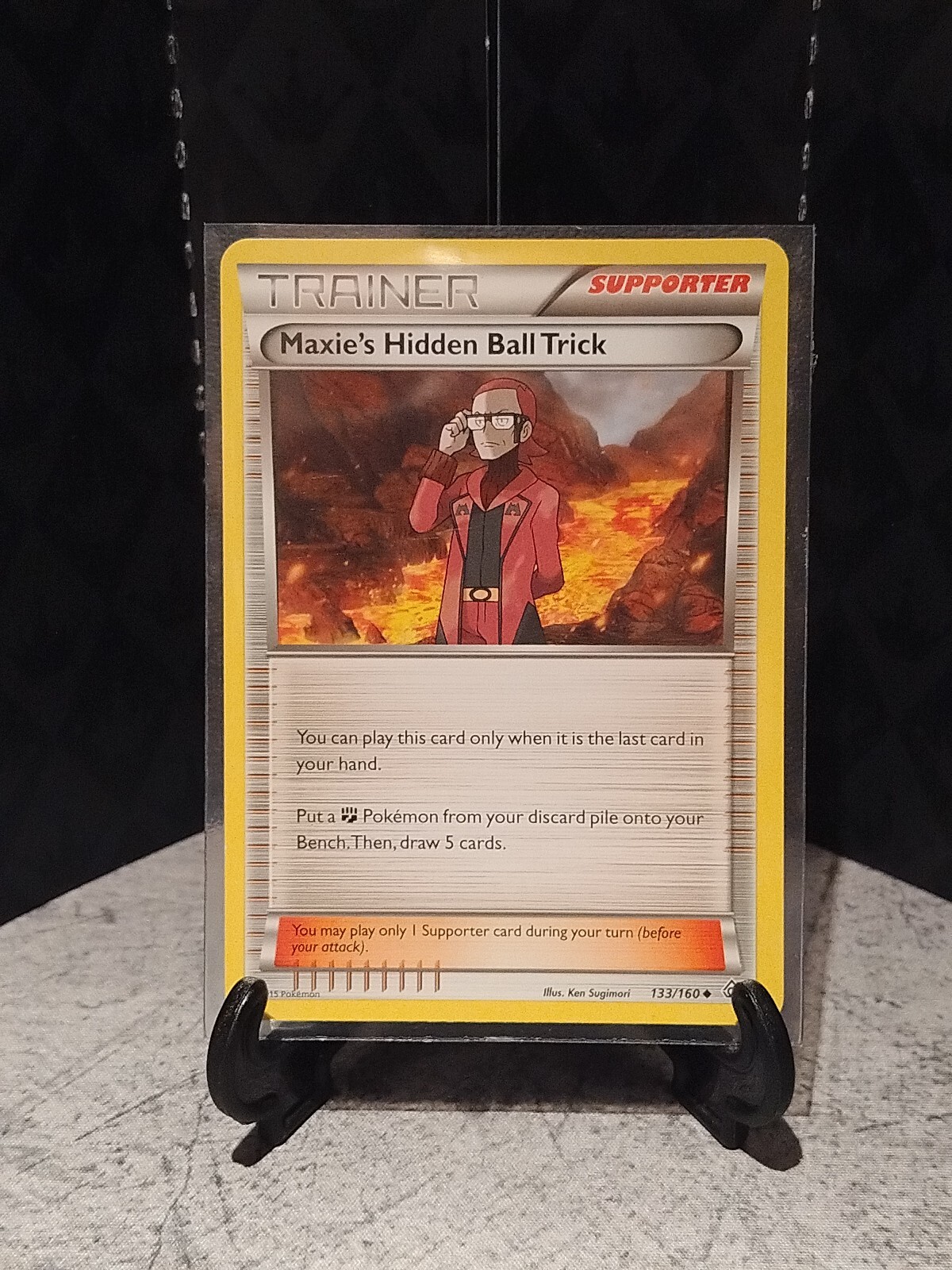 Pokémon TCG Maxie's Hidden Ball Trick Primal Clash 133/160 Regular Uncommon