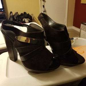 calvin klein chunky heels