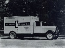 White Trucks United Dairy Milk Delivery NEW METAL SIGN: 9x12" Free Shipping