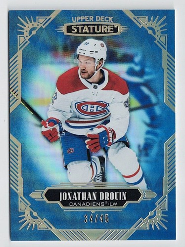 2020-21 Upper Deck Stature Blue Parallel Base & Rookies #/45 Pick From List !! - Picture 6 of 33