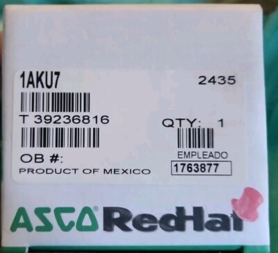 ASCO RED HAT. T 39236816  NEW IN BOX!!