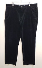 Polo Ralph Lauren Corduroy Trousers Pants Mens 40 x 30 Stretch Classic Fit Black