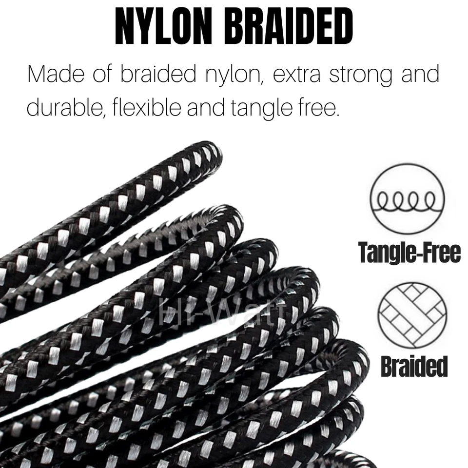 1/2/3 Pack Micro USB Charger Fast Charging Cable Cord 6FT For Samsung Android LG - Image 4 of 4