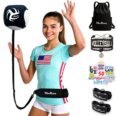 Volleyball Training Equipment Aid - Practice Your Serving, Setting & Spiking ...
