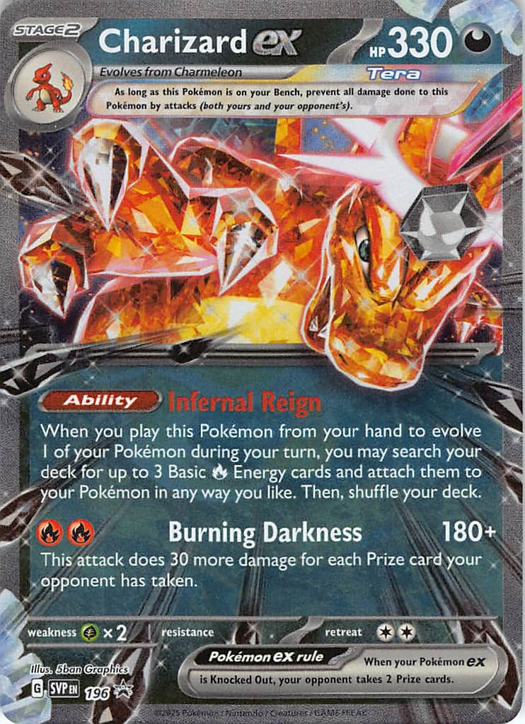 Charizard ex Scarlet & Violet Promos 196 Holo EN NM