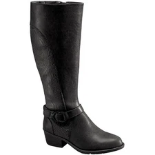 Easy Street Womens Luella Embossed Faux Leather Knee-High Boots Shoes BHFO 9394