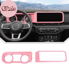 Pink Interior Dash Trim Cover Overlay for 2024+ Jeep Wrangler JL Interior Access
