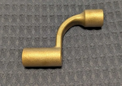 Brass Crank Wrench Railroad Signal Maintainer 1/2-Inch Hex &Triangle - Image 1 of 4