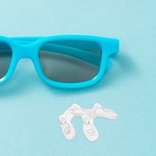 2Pcs Slip Eyeglasses Nose Pads Soft Silicone Nose Grips for Glasses Comfort