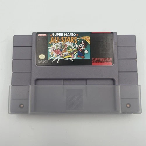 SUPER MARIO ALL STARS - Super Nintendo SNES (Authentic) Game, Tested & Working
