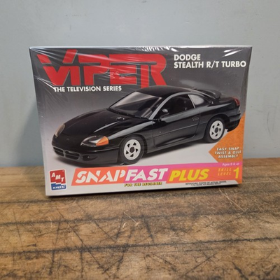 #ad #ad AMT Dodge Stealth R T Turbo From Viper TV Series 1994 1 25 Snap Model Kit NEW $30.00