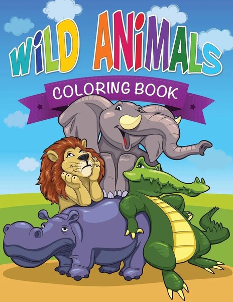 Speedy Publishing Llc | Wild Animals Coloring Book | Taschenbuch | Englisch-image