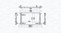 Magneti Marelli MotorküHler WasserküHler 350213154900 FüR Audi Q7 4MB 4MG 4MQ A6